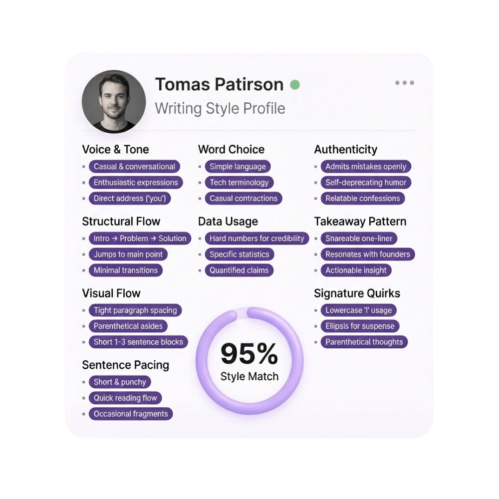 Steal Their Voice - Clone writing style of any creator
